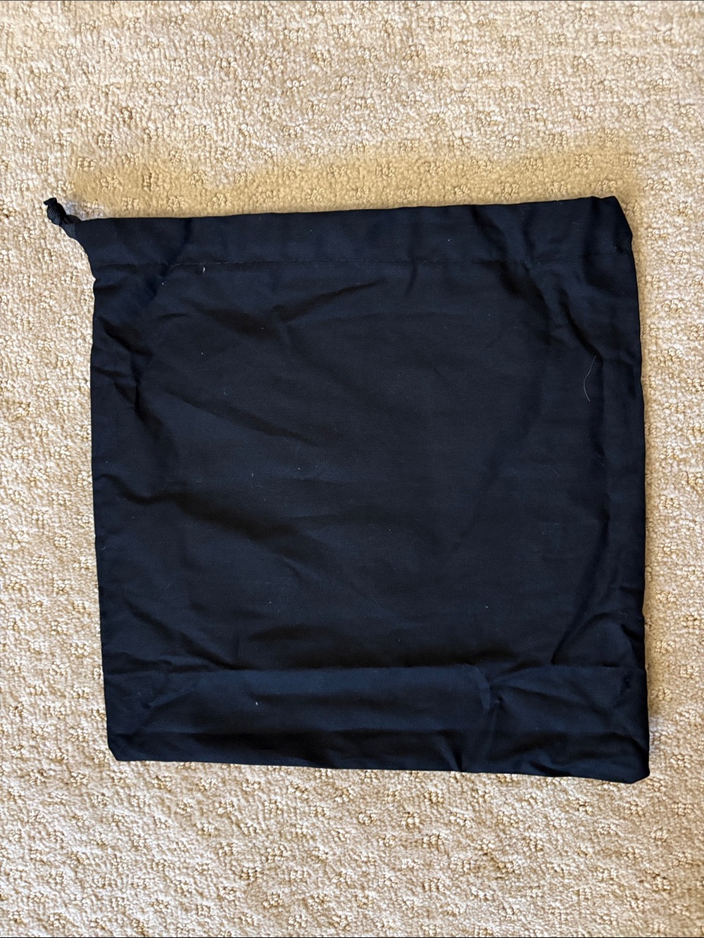 Black drawstring dust bag - Picture 2 of 2